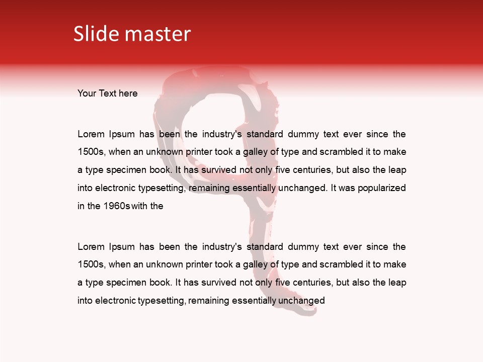 Element Spray Pain PowerPoint Template