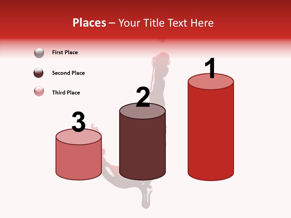 Drip Font Burst PowerPoint Template