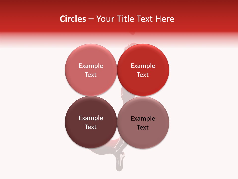 Drip Font Burst PowerPoint Template