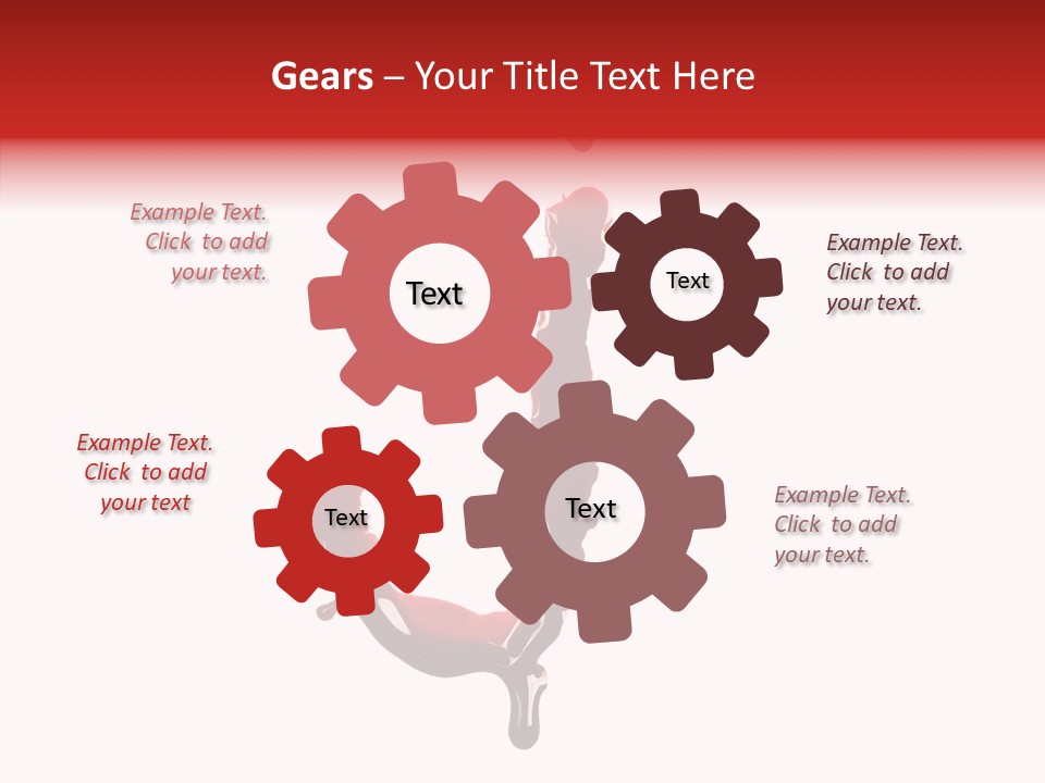 Drip Font Burst PowerPoint Template