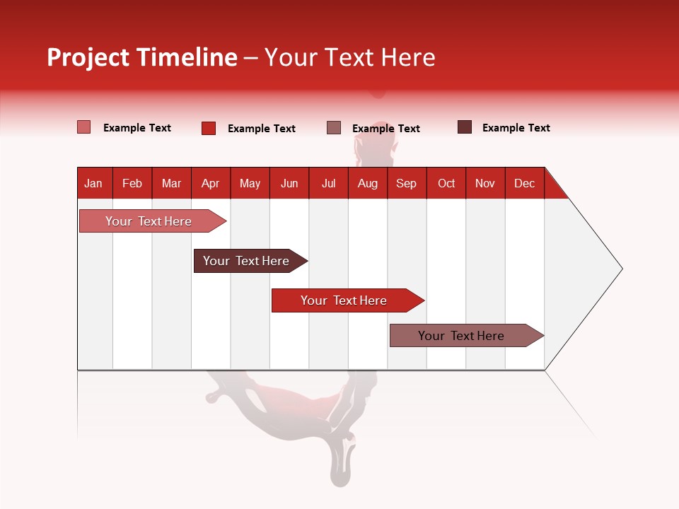 Drip Font Burst PowerPoint Template