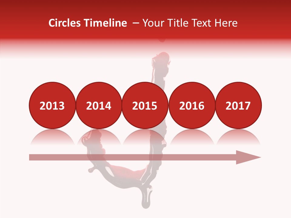 Drip Font Burst PowerPoint Template