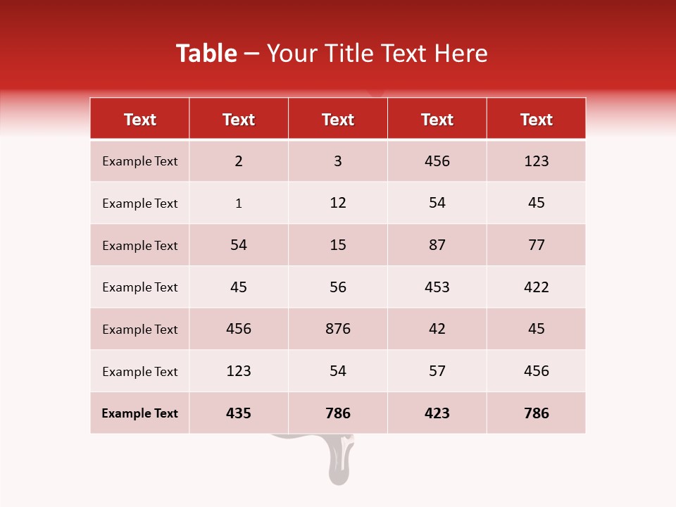 Drip Font Burst PowerPoint Template