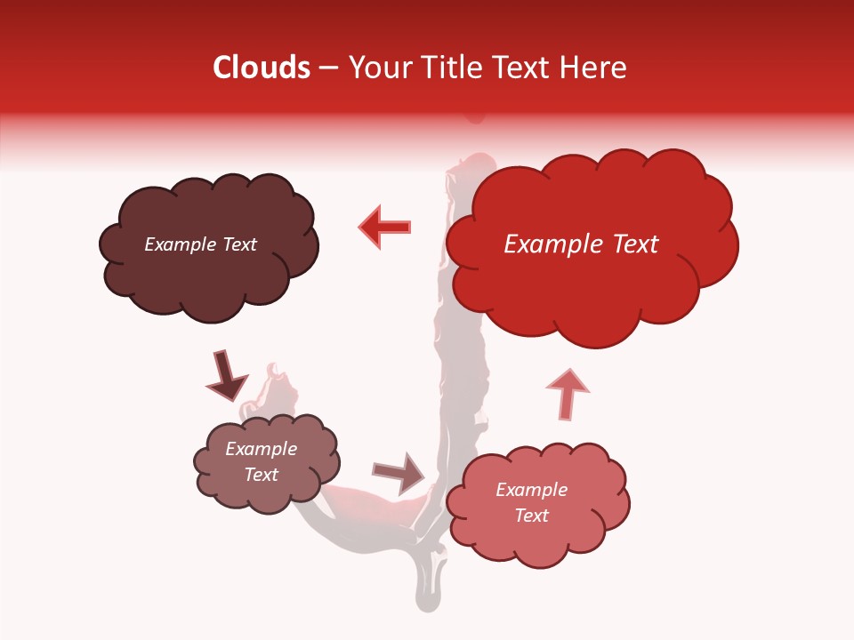 Drip Font Burst PowerPoint Template