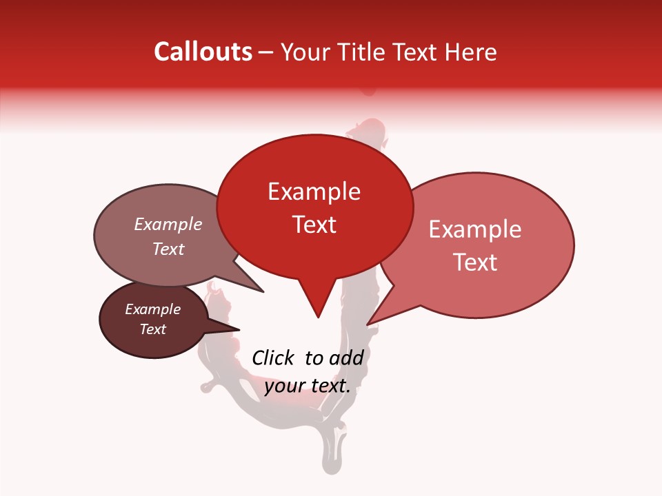 Drip Font Burst PowerPoint Template