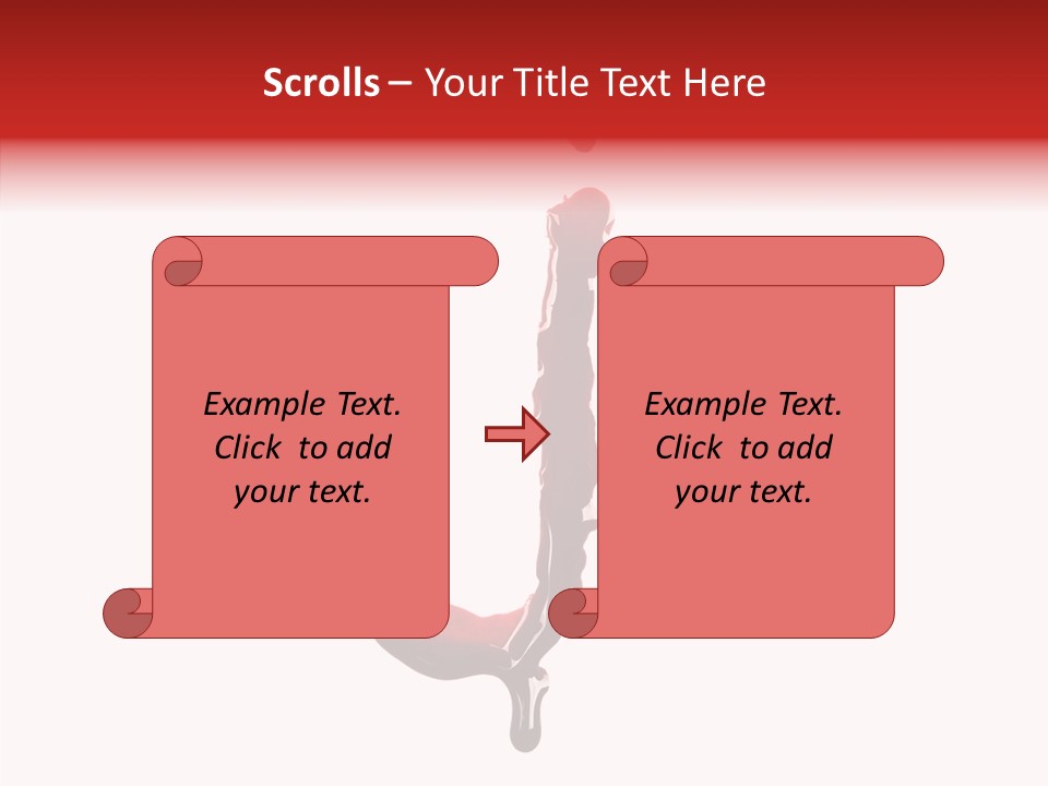 Drip Font Burst PowerPoint Template