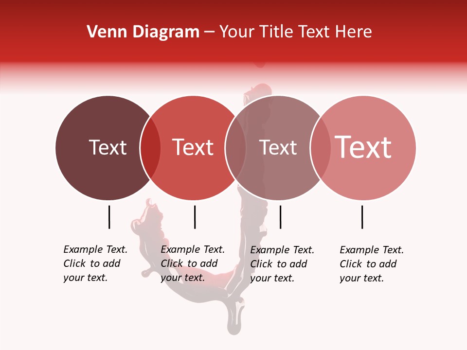 Drip Font Burst PowerPoint Template