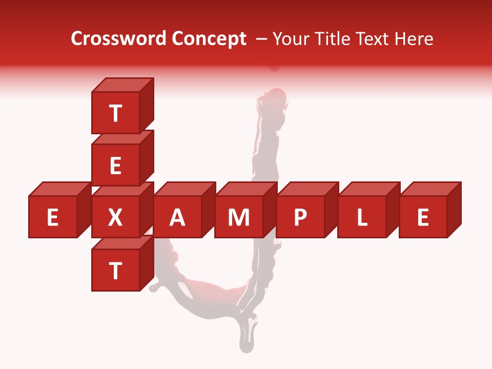 Drip Font Burst PowerPoint Template