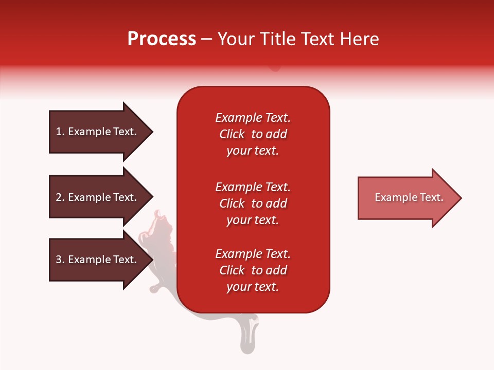 Drip Font Burst PowerPoint Template