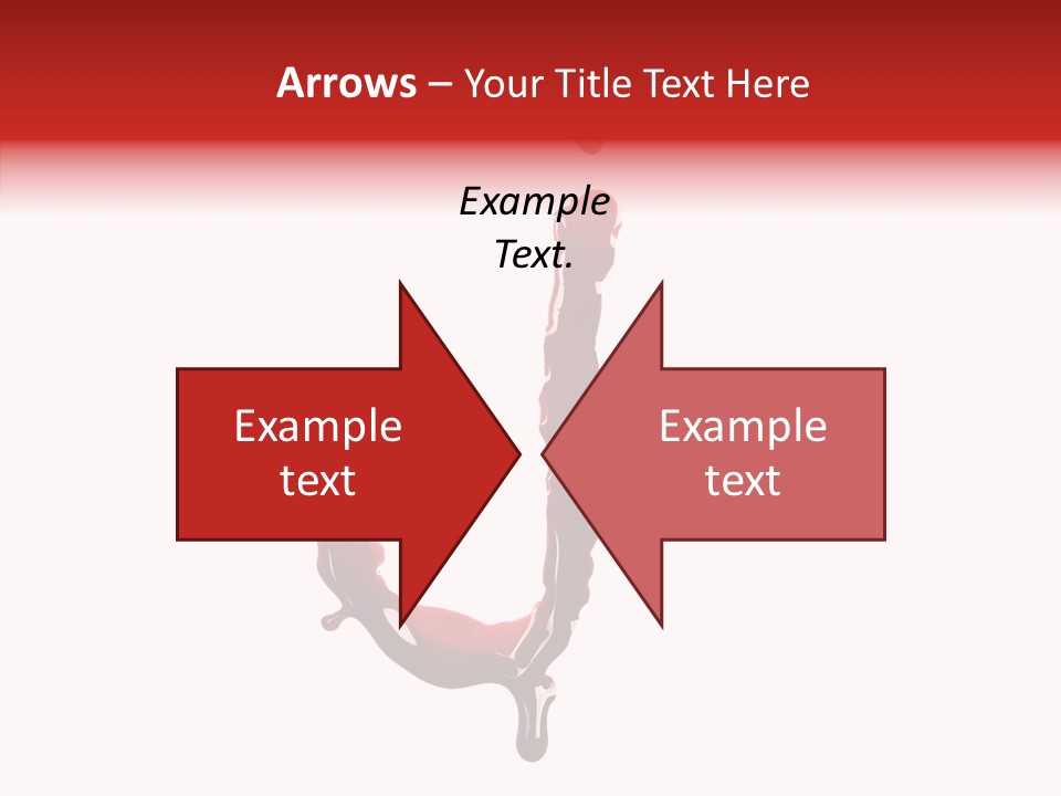 Drip Font Burst PowerPoint Template