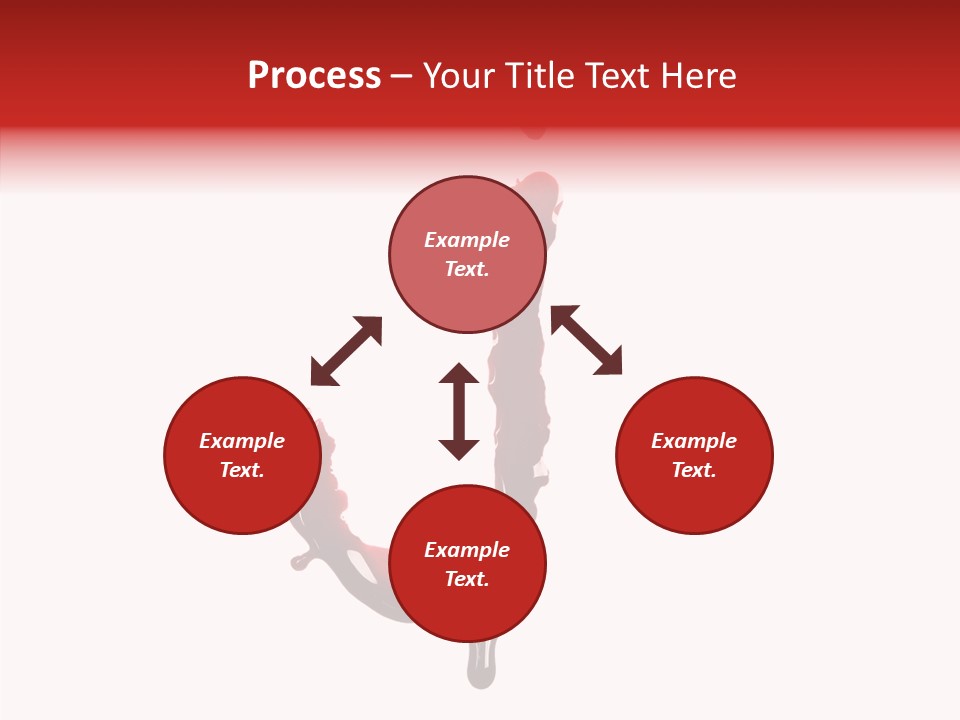 Drip Font Burst PowerPoint Template