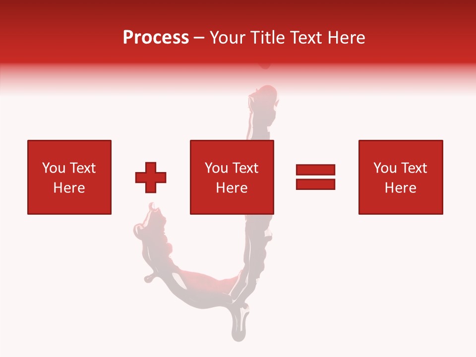 Drip Font Burst PowerPoint Template