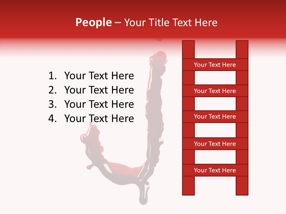 Drip Font Burst PowerPoint Template