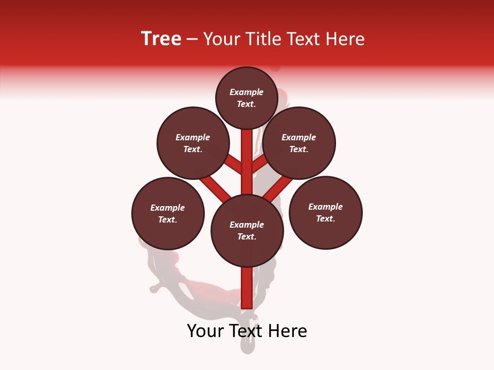 Drip Font Burst PowerPoint Template