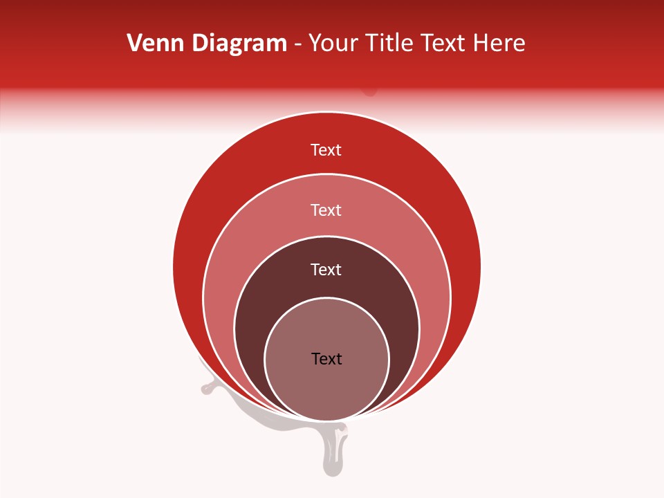 Drip Font Burst PowerPoint Template