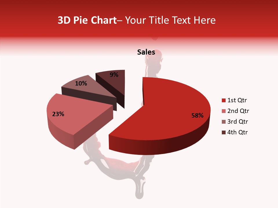 Drip Font Burst PowerPoint Template