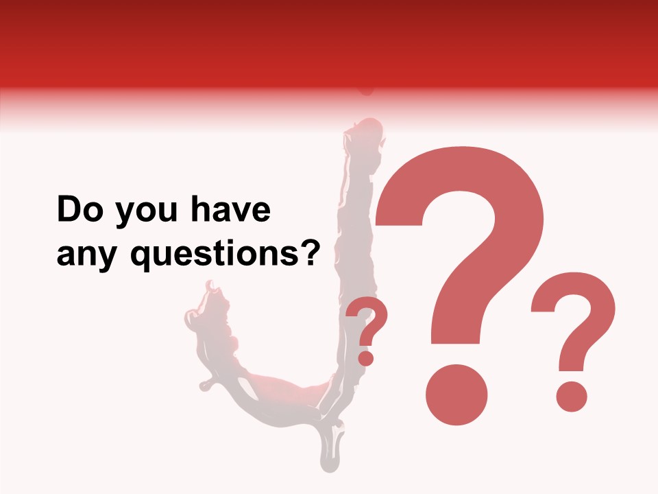 Drip Font Burst PowerPoint Template