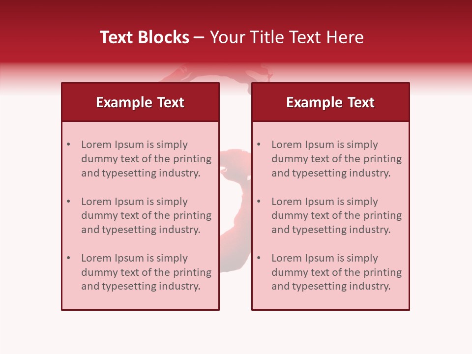 Illustration Burst Splatter PowerPoint Template