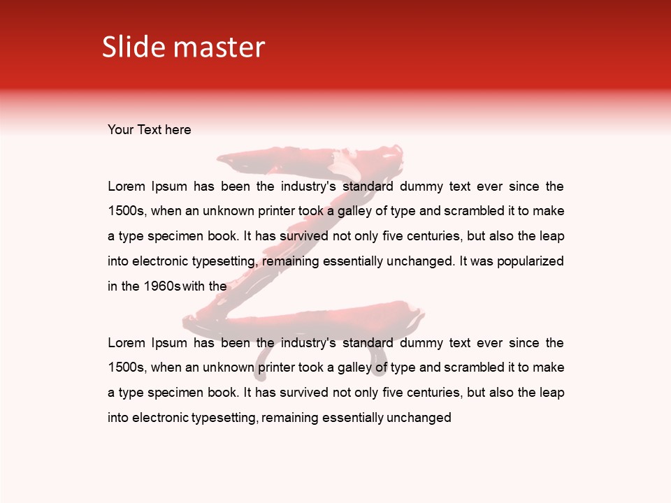 Death Pain Texture PowerPoint Template