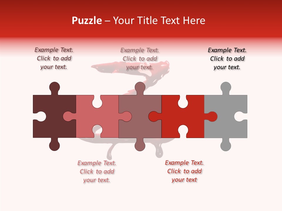 Death Pain Texture PowerPoint Template