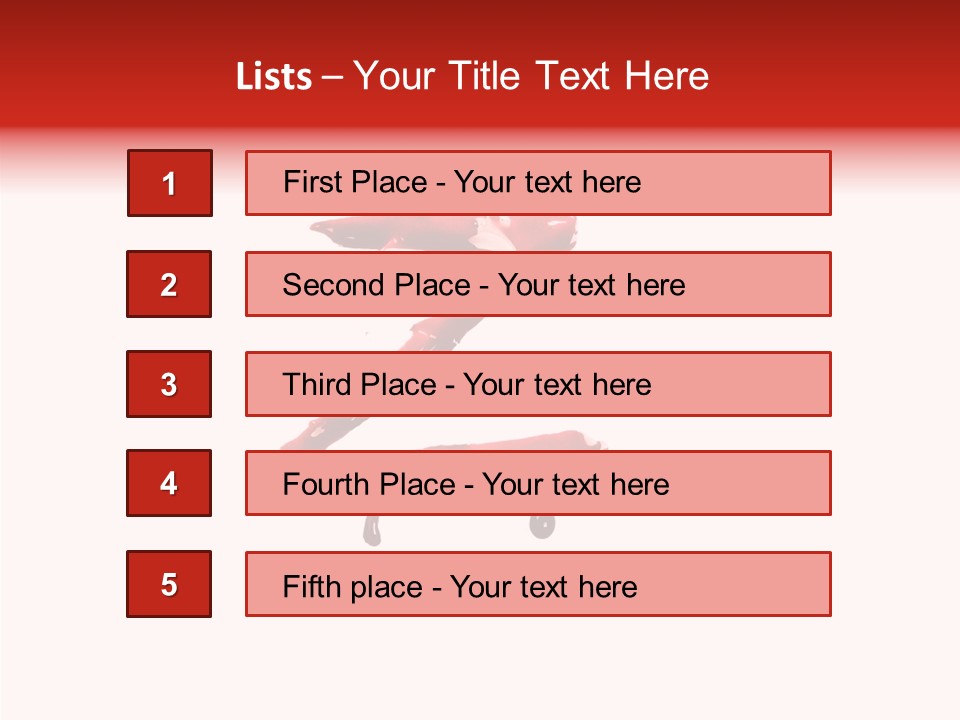 Death Pain Texture PowerPoint Template