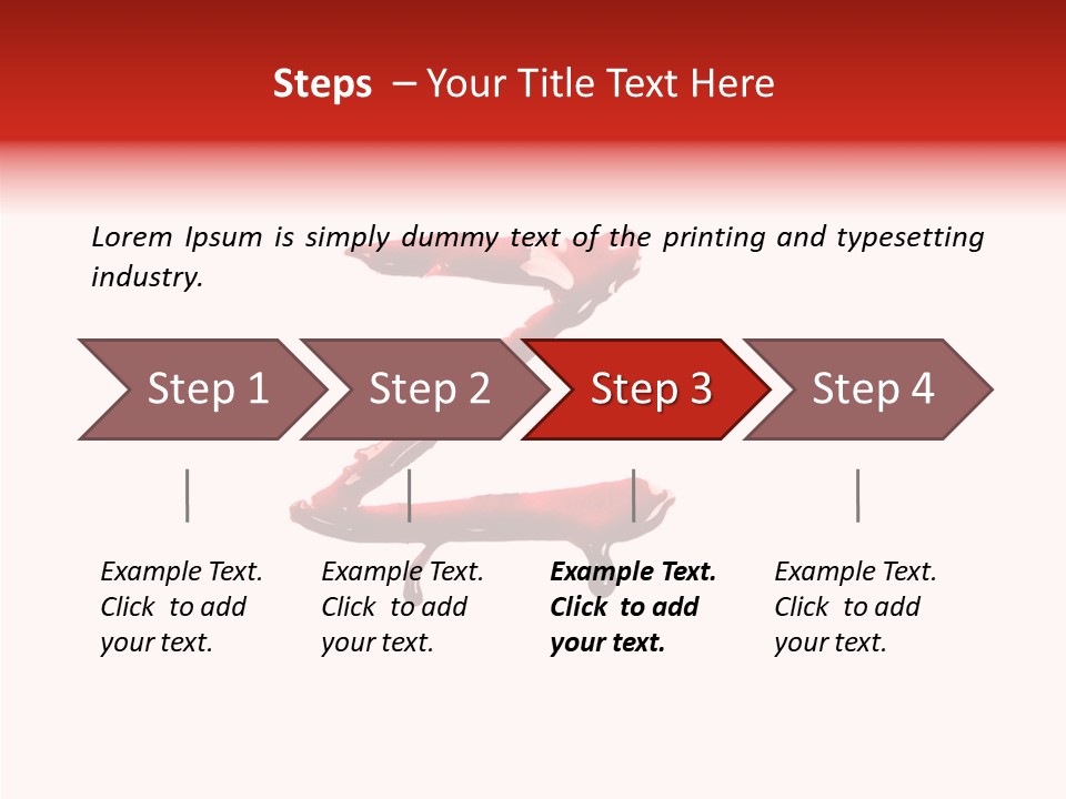 Death Pain Texture PowerPoint Template