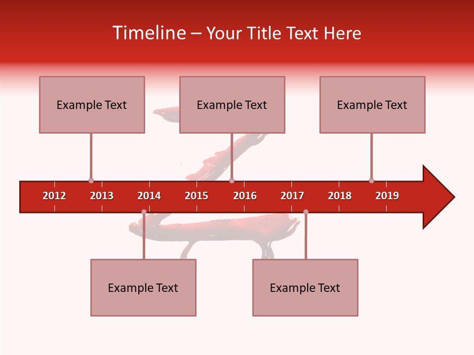 Death Pain Texture PowerPoint Template