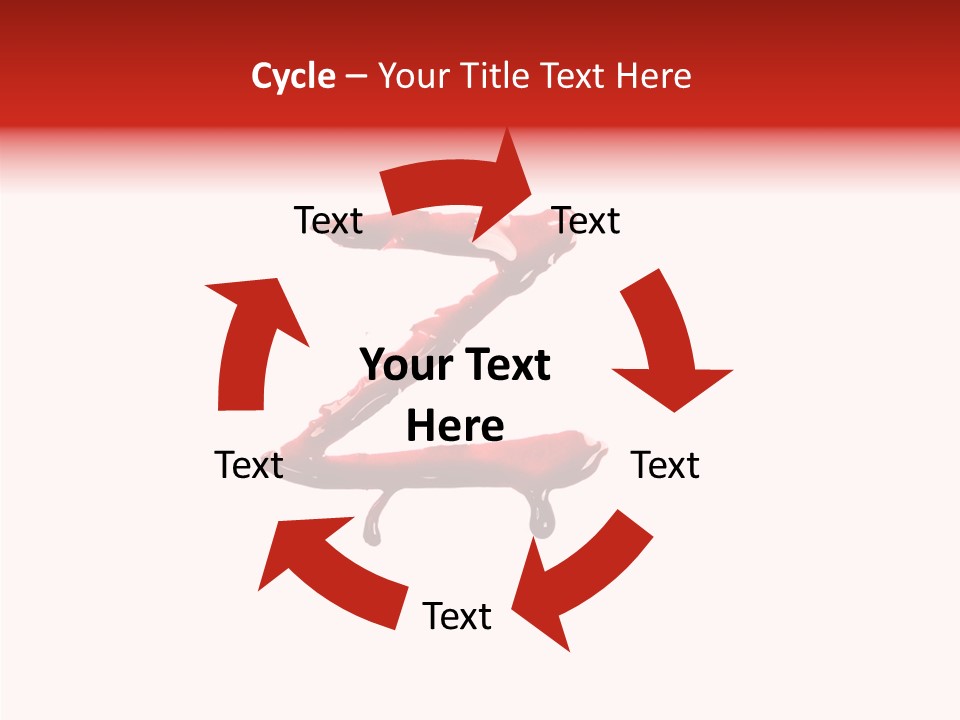 Death Pain Texture PowerPoint Template