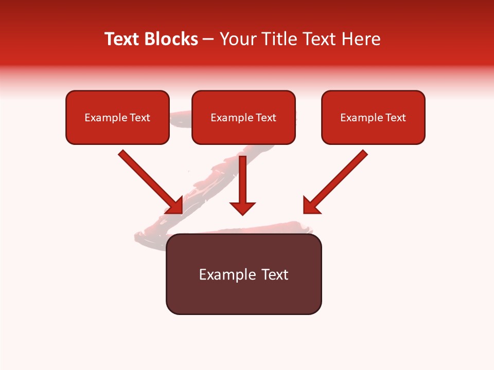 Death Pain Texture PowerPoint Template
