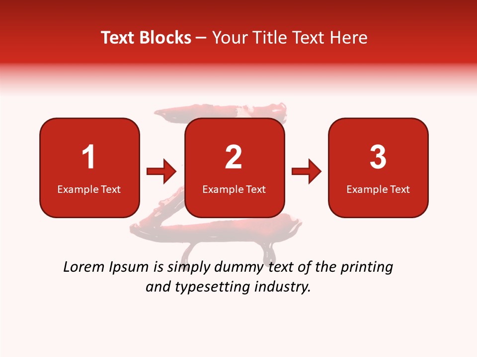 Death Pain Texture PowerPoint Template