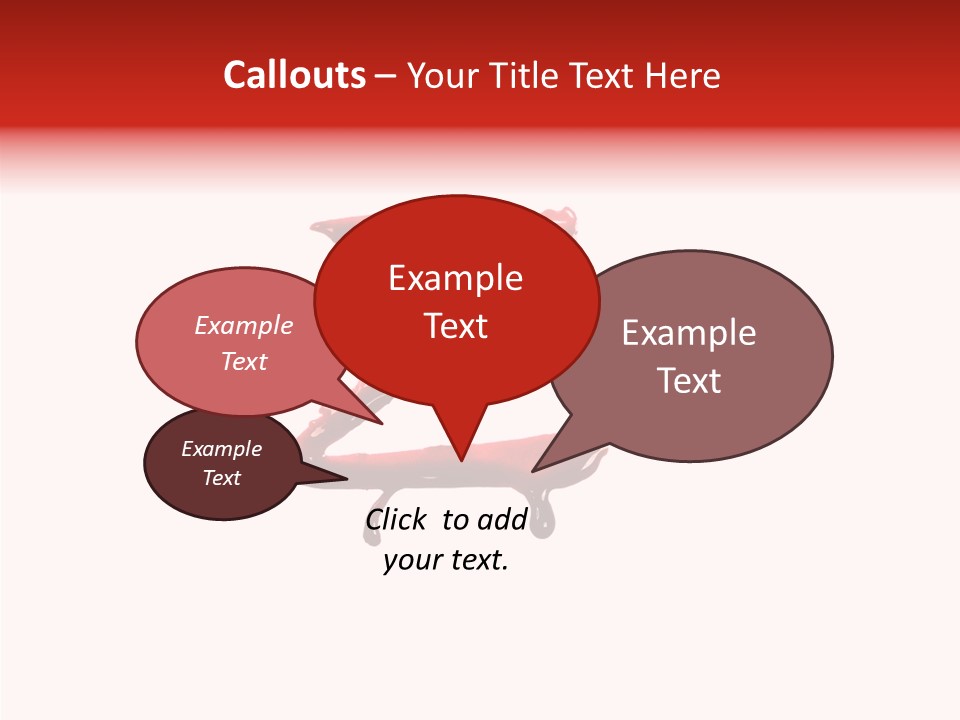 Death Pain Texture PowerPoint Template