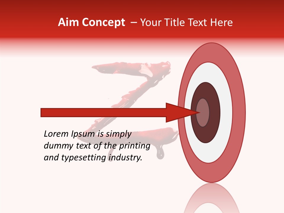 Death Pain Texture PowerPoint Template