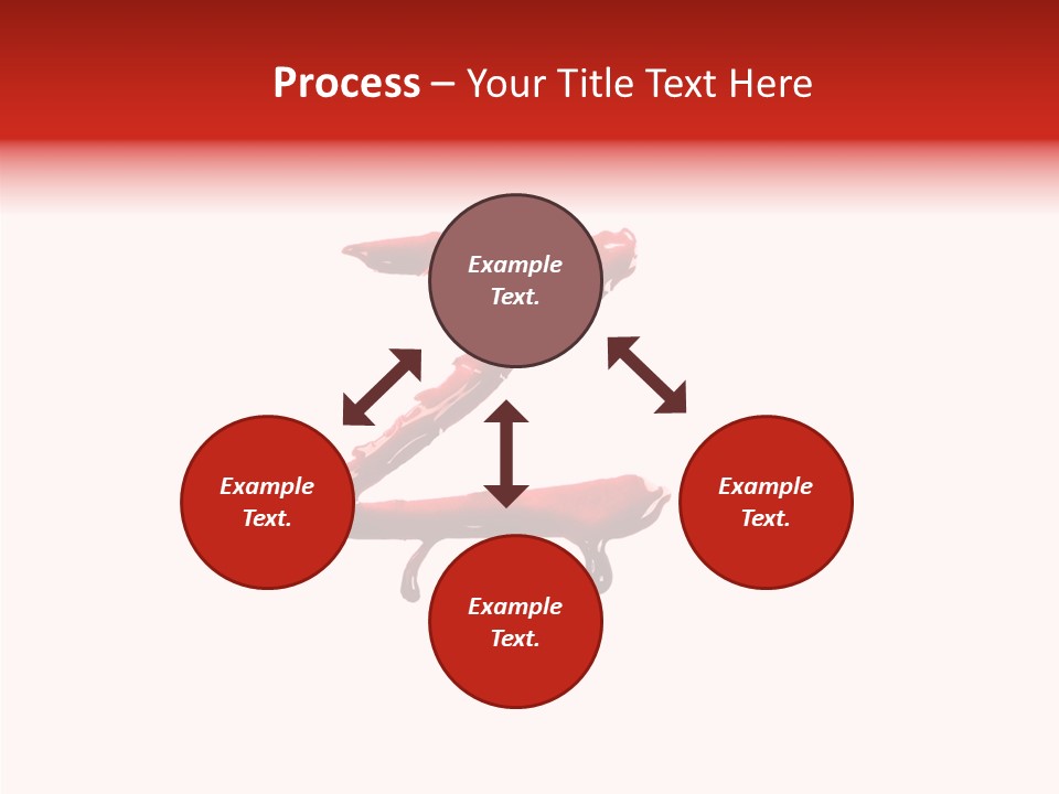Death Pain Texture PowerPoint Template