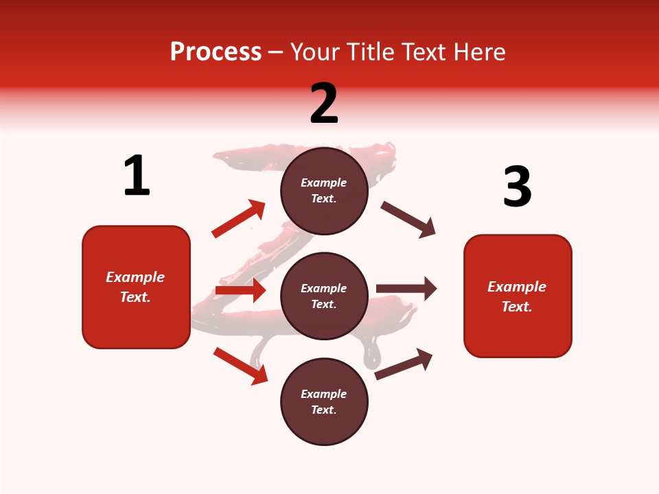 Death Pain Texture PowerPoint Template