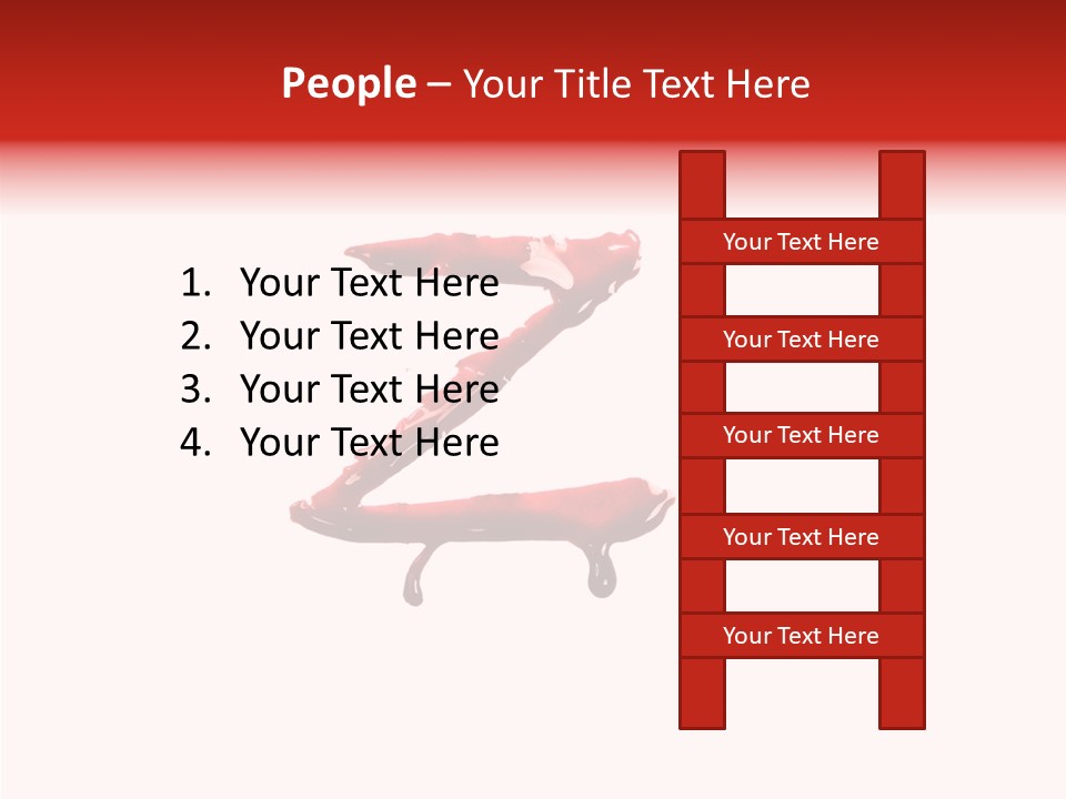 Death Pain Texture PowerPoint Template