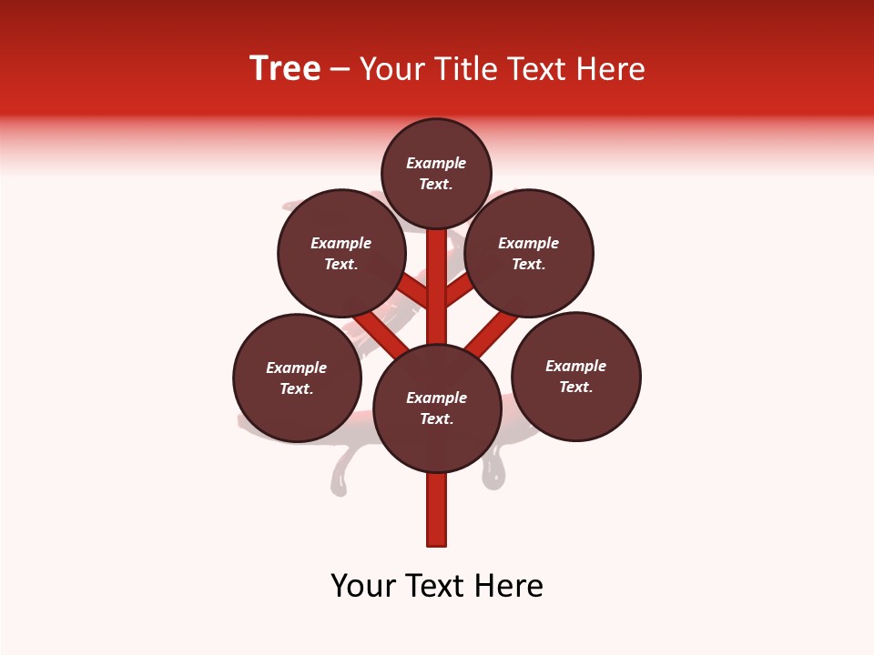 Death Pain Texture PowerPoint Template