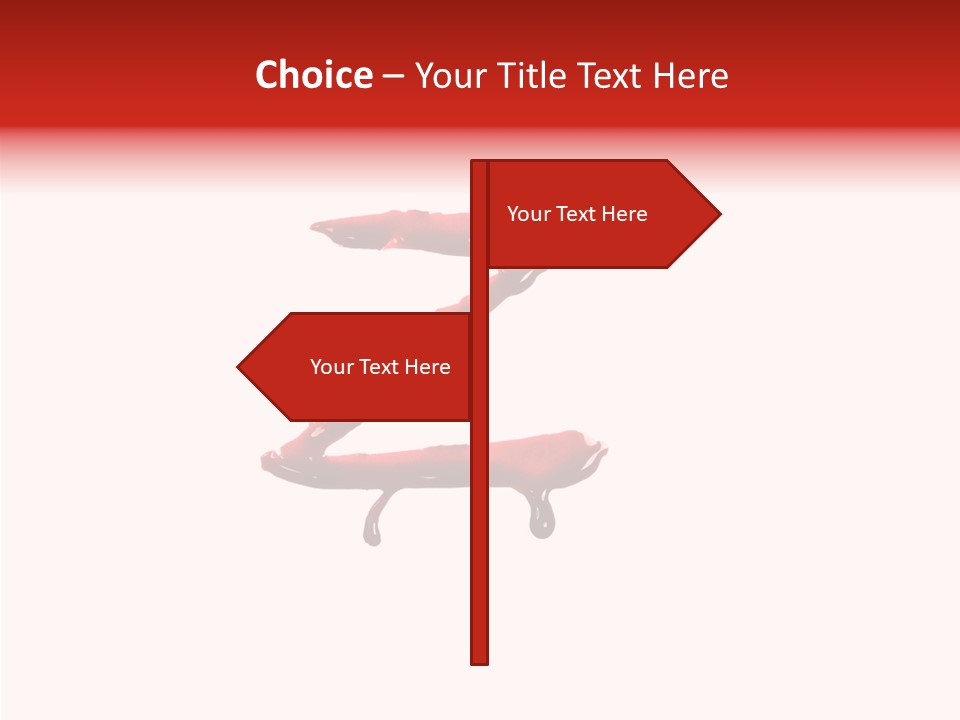 Death Pain Texture PowerPoint Template