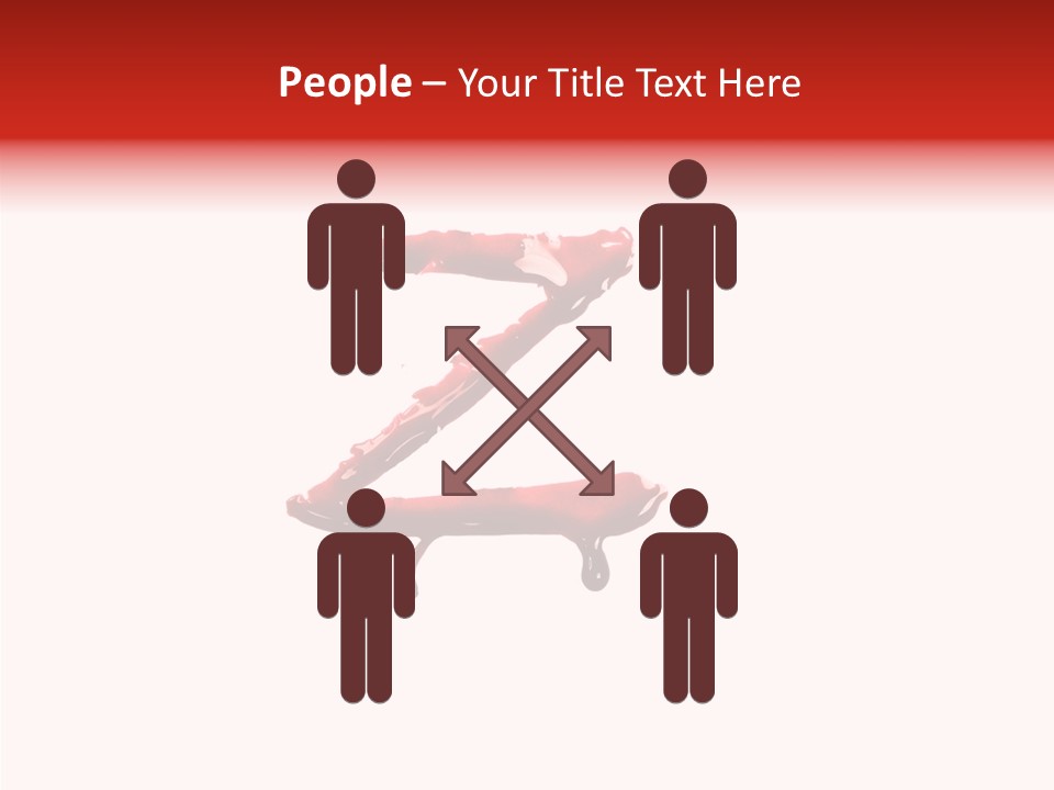 Death Pain Texture PowerPoint Template