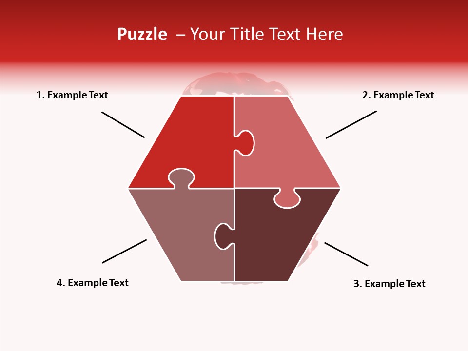 Splash Pain Shape PowerPoint Template