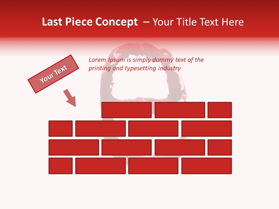 Splash Pain Shape PowerPoint Template