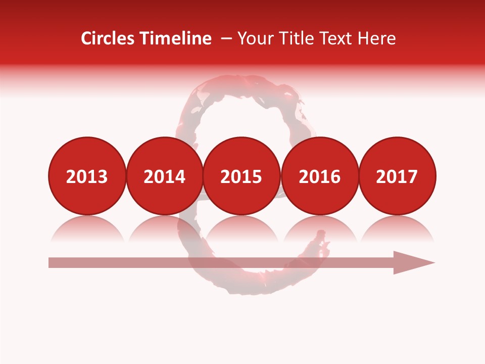 Splash Pain Shape PowerPoint Template