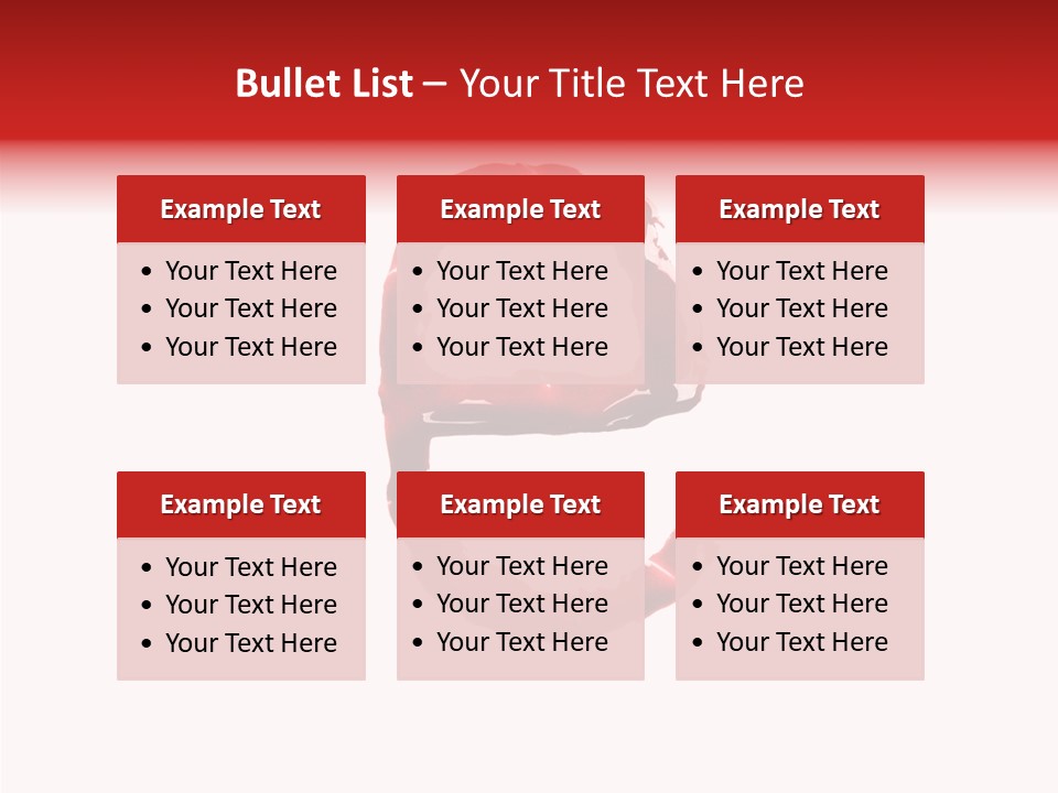 Splash Pain Shape PowerPoint Template