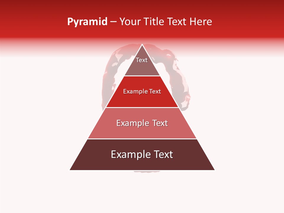 Splash Pain Shape PowerPoint Template