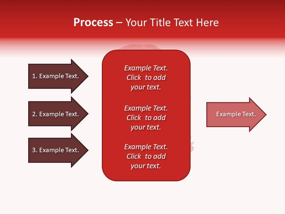 Splash Pain Shape PowerPoint Template