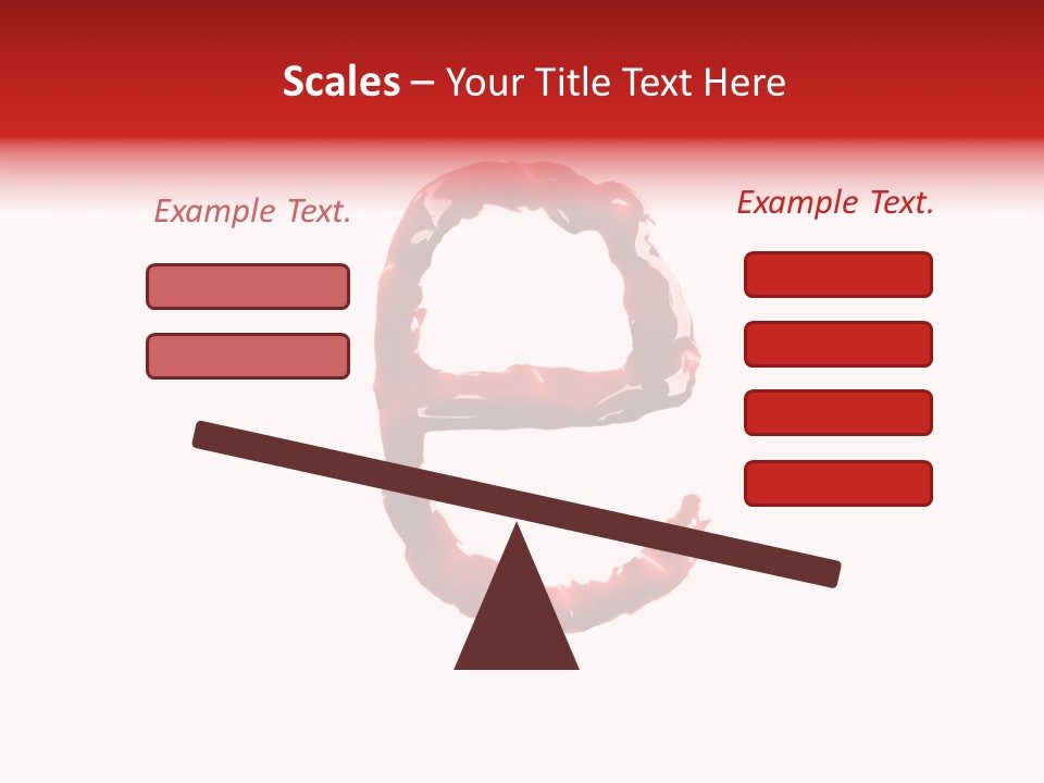 Splash Pain Shape PowerPoint Template