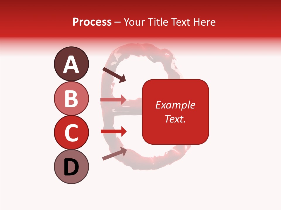 Splash Pain Shape PowerPoint Template