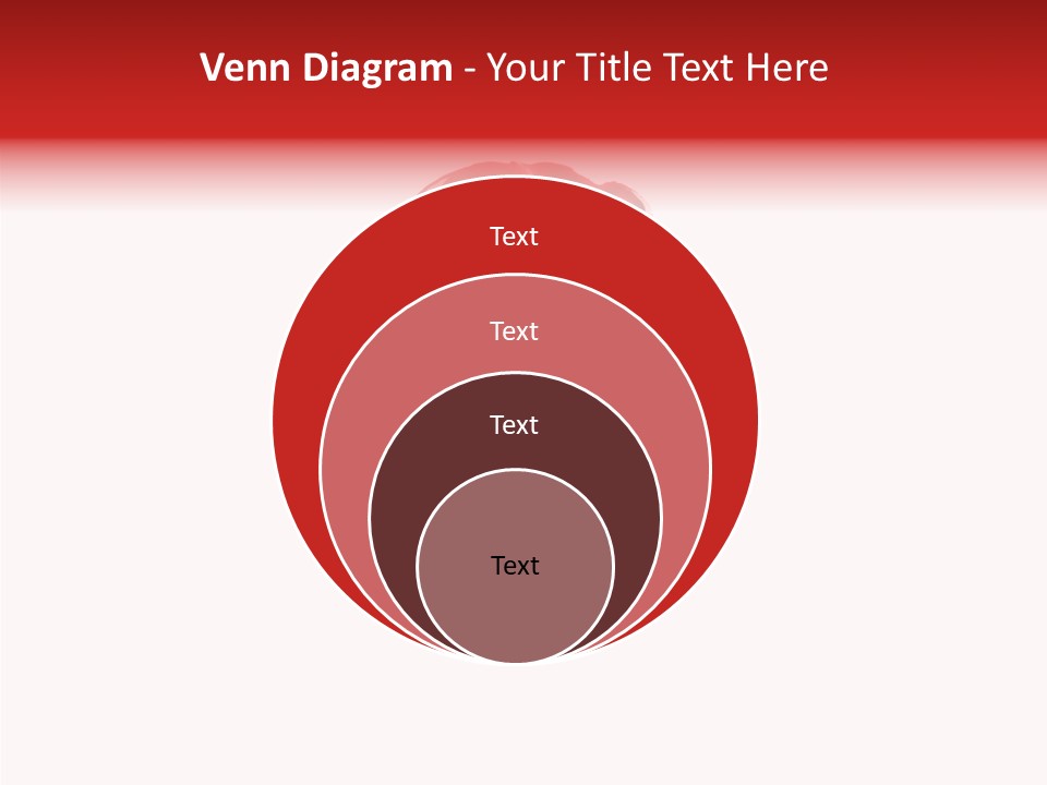 Splash Pain Shape PowerPoint Template