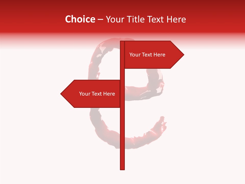 Splash Pain Shape PowerPoint Template