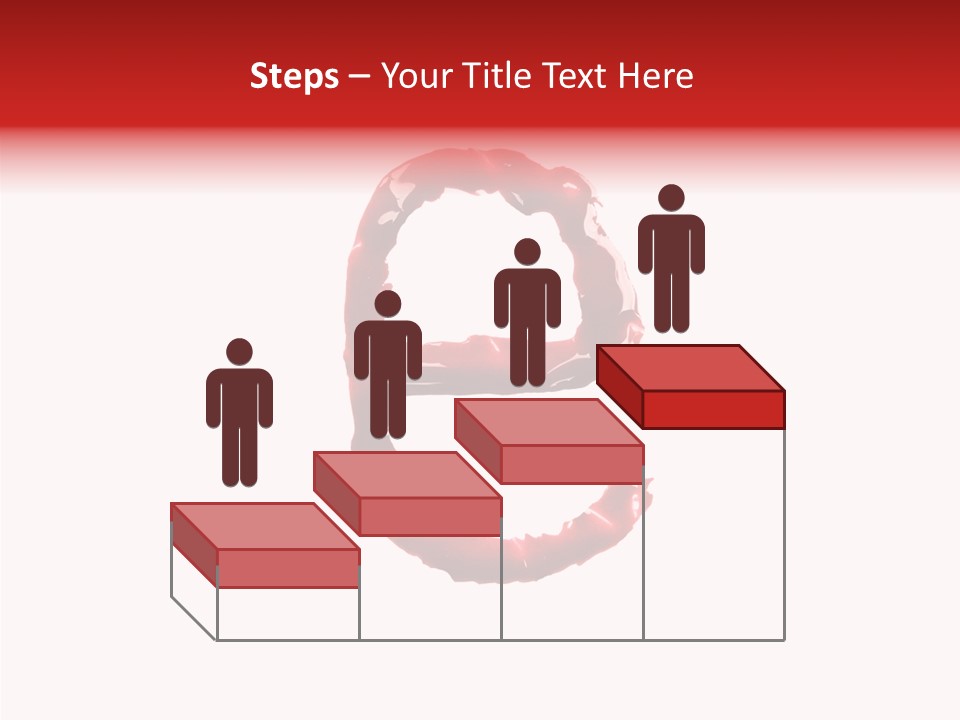 Splash Pain Shape PowerPoint Template