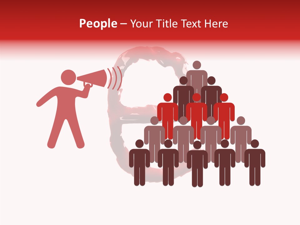 Splash Pain Shape PowerPoint Template